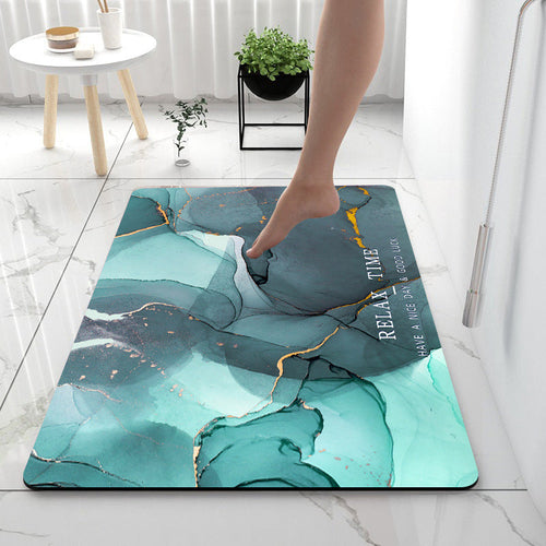 Home Gadget Anti-Slip Mat Super Absorbent Bathroom Floor Mat Diatom