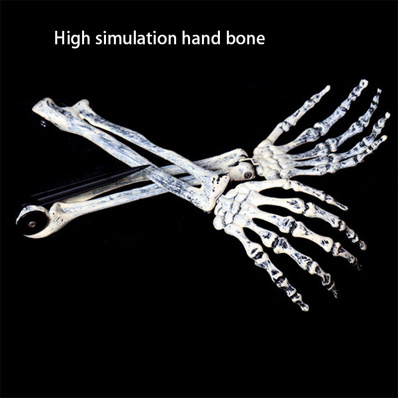 Halloween Party Decoration Lifelike Skull And Hand