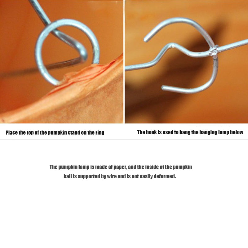 20cm Halloween Paper Pumpkin Hanging Lantern