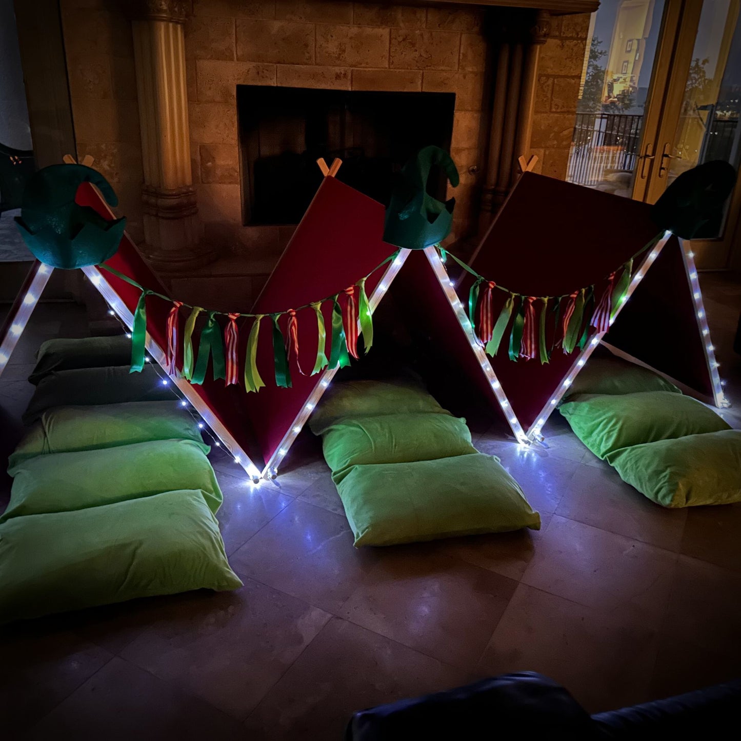 Little Elf Christmas Sleepover Set, Christmas Party Decorations