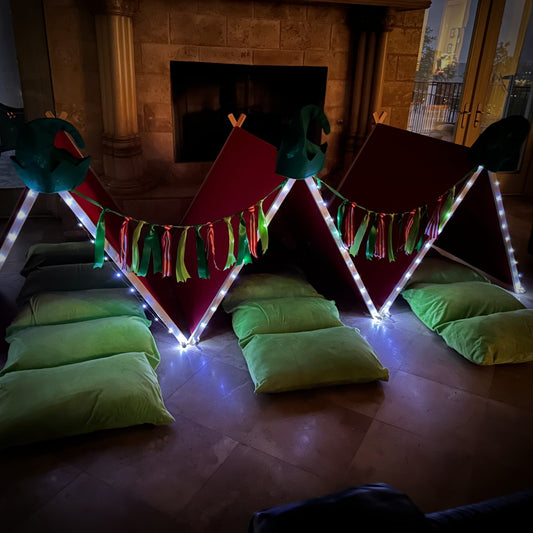 Little Elf Christmas Sleepover Set, Christmas Party Decorations