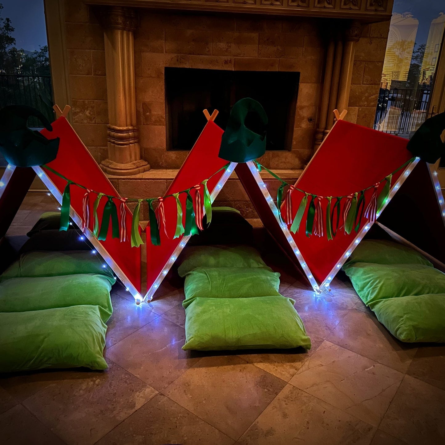 Little Elf Christmas Sleepover Set, Christmas Party Decorations